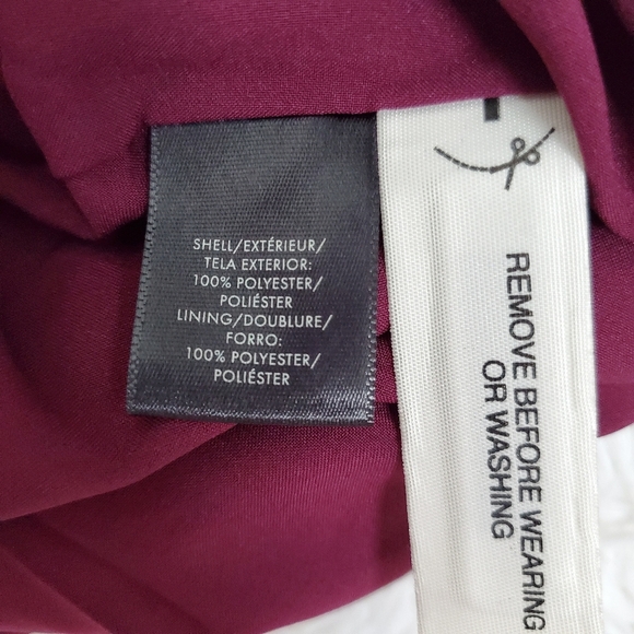 NWT  Ann Taylor  size 16 P burgundy - Picture 7 of 8